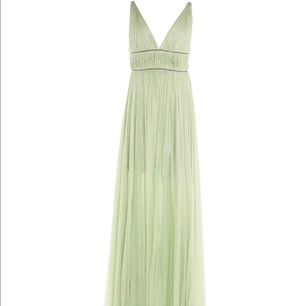 Maria Lucia Hohan Sage Silk Gown